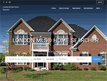 Tablet Screenshot of londonhomesearcher.com